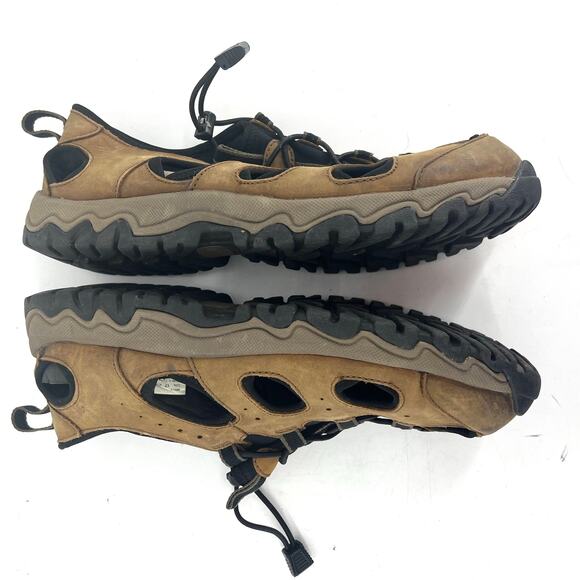 Duluth Trading Co Men\'s Oiled‎ Leather Closed Toe Sandal Wild Boar 12 Wide main image 7